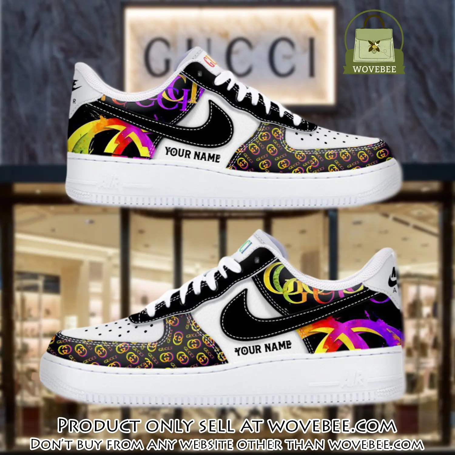 Personalized gucci luxury air force 1 sneakers limited af1 shoes oaf1010 wvb4312372